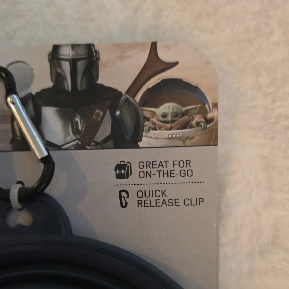 Star Wars Mandalorian Black Pet Bowl
